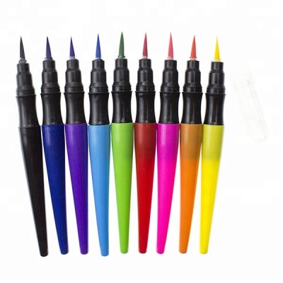 20 Colors Refillable Painting for Adult and Children Real Water Color Art Markers Brush Pen